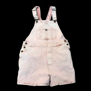 NWT Faherty Pink Short Overall